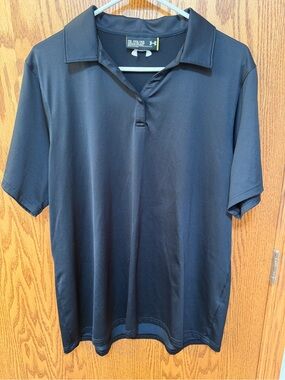 Under Armour Black Short-Sleeve Performance Polo